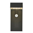 Nordlux Alya Outdoor Wall Solar Light Black w/ Sensor - Comet Lighting