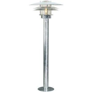 Nordlux Amalienborg Outdoor Pillar Galvanized - Comet Lighting