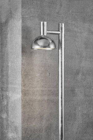 Nordlux Arki 100 Outdoor Post Light Galvanised - Comet Lighting