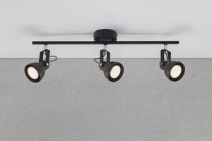 Nordlux Aslak 3-Light Spotlight Black - Comet Lighting