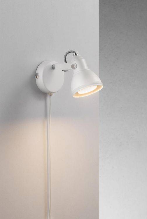 Nordlux Aslak Wall Light White - Comet Lighting