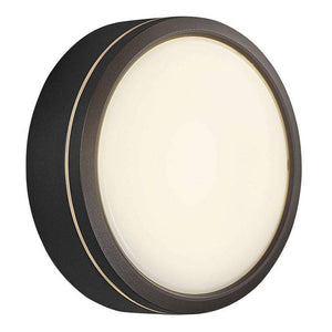 Nordlux Ava Outdoor Wall/Ceiling Light Black/Opal - Comet Lighting
