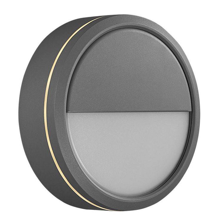 Nordlux Ava Outdoor Wall/Ceiling Light Gray/Opal - Comet Lighting