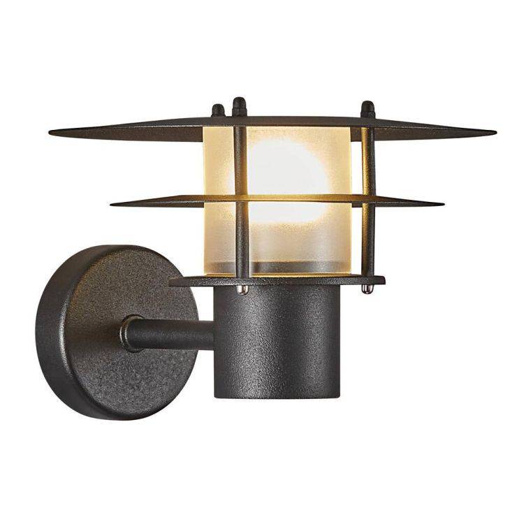 Nordlux Bastia 24 Outdoor Wall Light Black - Comet Lighting