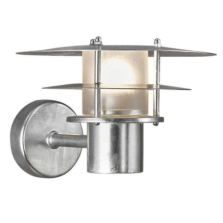 Nordlux Bastia 24 Outdoor Wall Light Galvanised - Comet Lighting