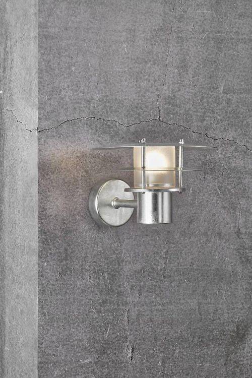 Nordlux Bastia 24 Outdoor Wall Light Galvanised - Comet Lighting