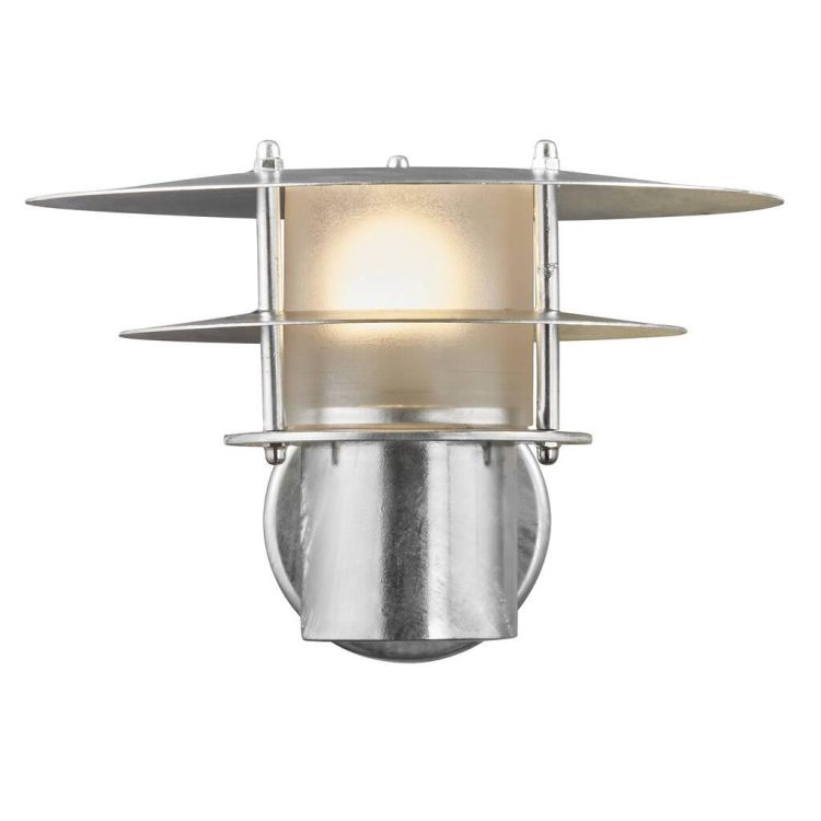 Nordlux Bastia 24 Outdoor Wall Light Galvanised - Comet Lighting