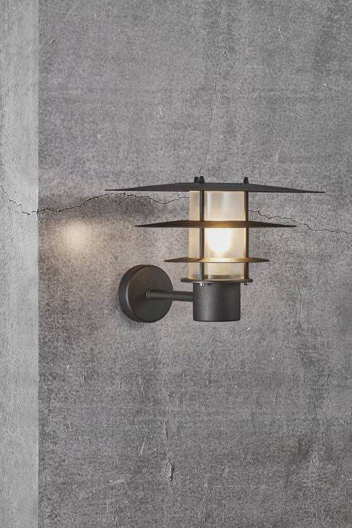 Nordlux Bastia 35 Outdoor Wall Light Black - Comet Lighting