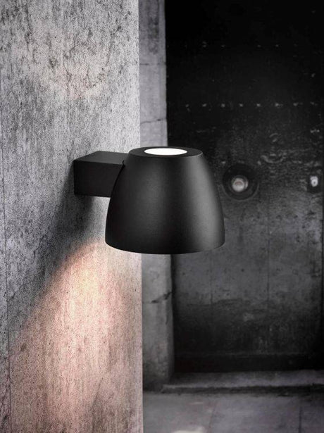 Nordlux Bell Outdoor Wall Light Black - Comet Lighting