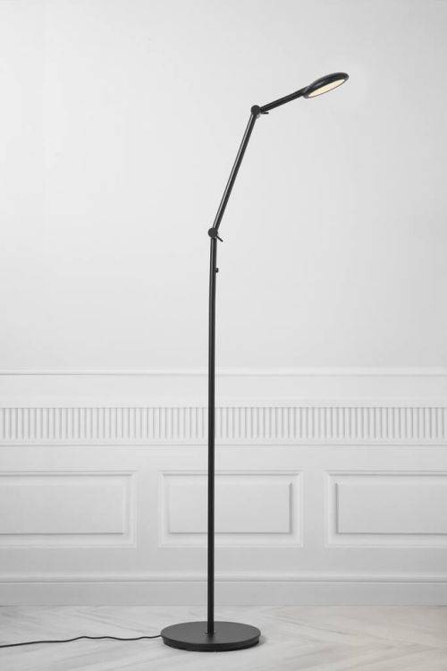 Nordlux Bend Single Floor Lamp Black - Comet Lighting