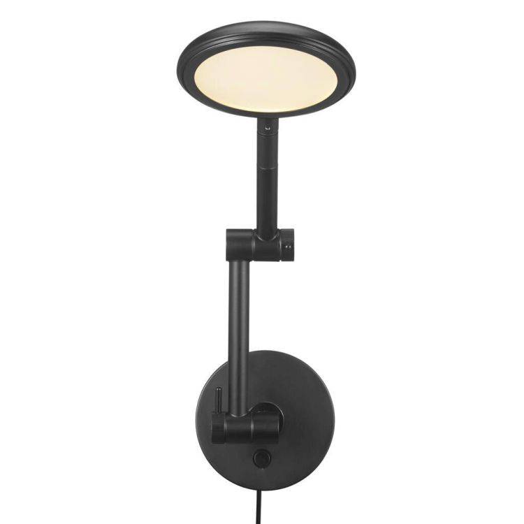 Nordlux Bend Wall Light Black - Comet Lighting