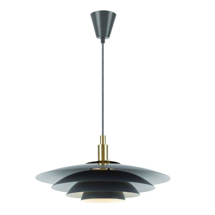 Nordlux Bretagne 38 Pendant Grey - Comet Lighting