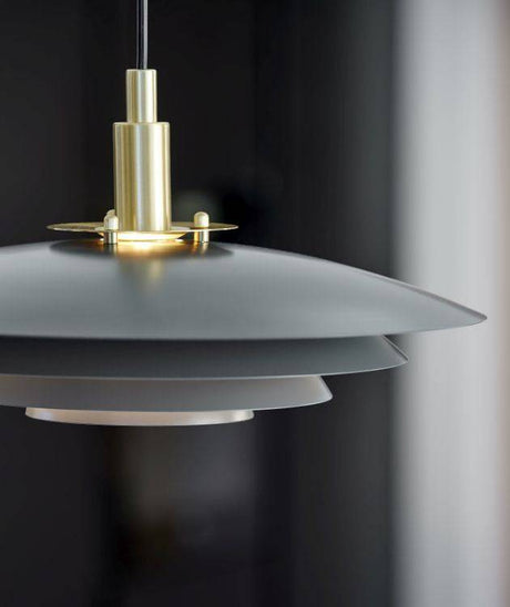 Nordlux Bretagne 38 Pendant Grey - Comet Lighting