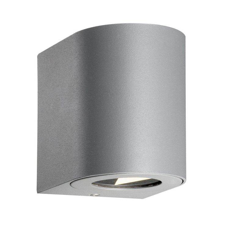 Nordlux Canto 2 Outdoor Wall Light Grey - Comet Lighting