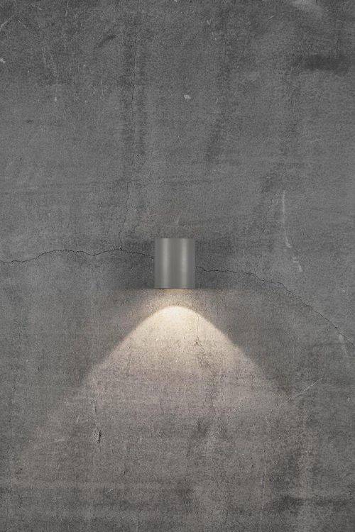 Nordlux Canto 2 Outdoor Wall Light Grey - Comet Lighting