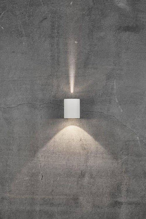 Nordlux Canto 2 Outdoor Wall Light White - Comet Lighting