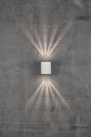 Nordlux Canto 2 Outdoor Wall Light White - Comet Lighting