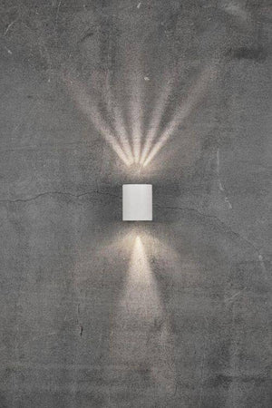 Nordlux Canto 2 Outdoor Wall Light White - Comet Lighting