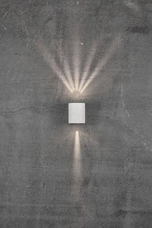 Nordlux Canto 2 Outdoor Wall Light White - Comet Lighting