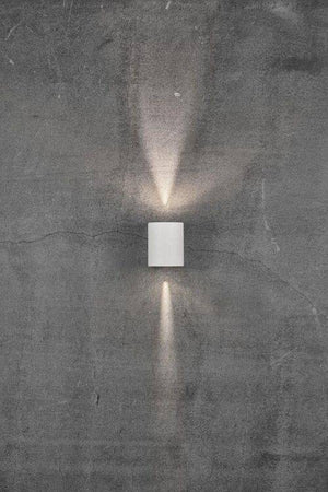 Nordlux Canto 2 Outdoor Wall Light White - Comet Lighting