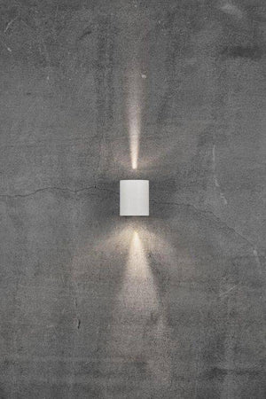 Nordlux Canto 2 Outdoor Wall Light White - Comet Lighting