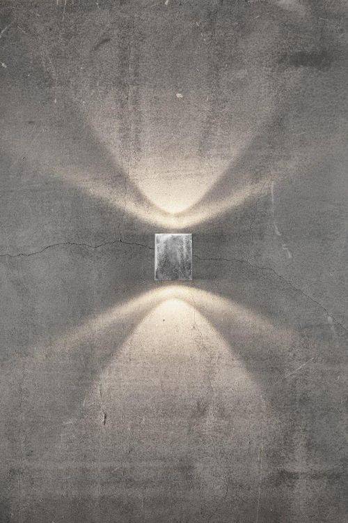 Nordlux Canto Kubi 2 Outdoor Wall Light Galvanised - Comet Lighting