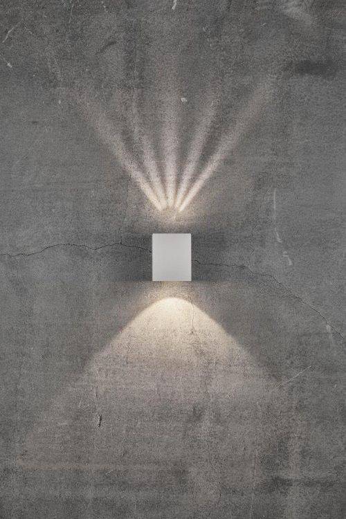 Nordlux Canto Kubi 2 Outdoor Wall Light White - Comet Lighting