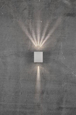 Nordlux Canto Kubi 2 Outdoor Wall Light White - Comet Lighting