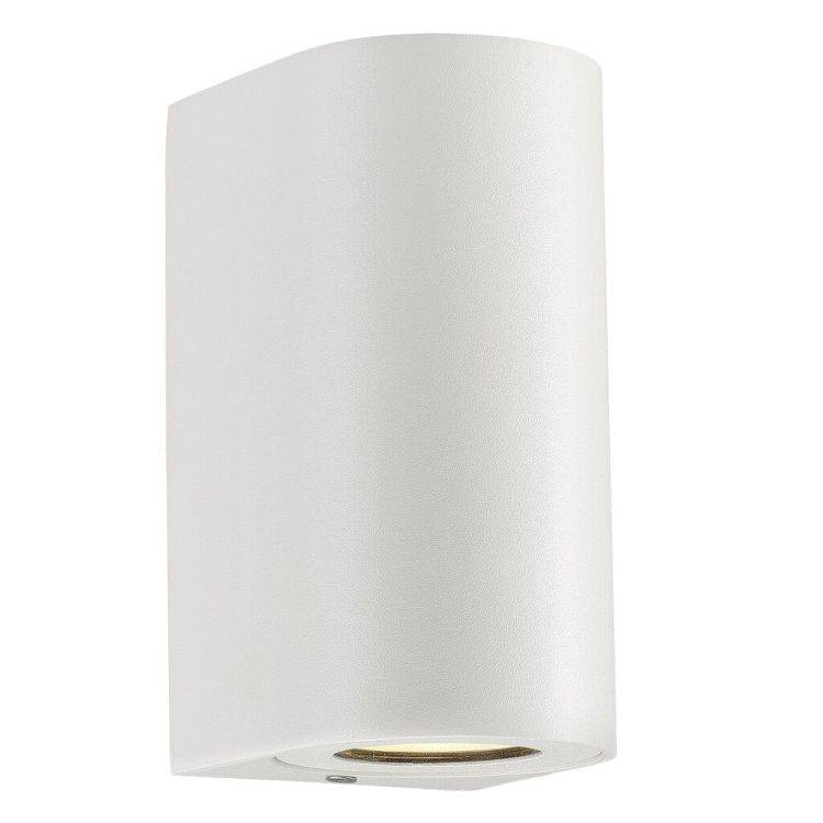 Nordlux Canto Maxi 2 Outdoor Wall Light White - Comet Lighting