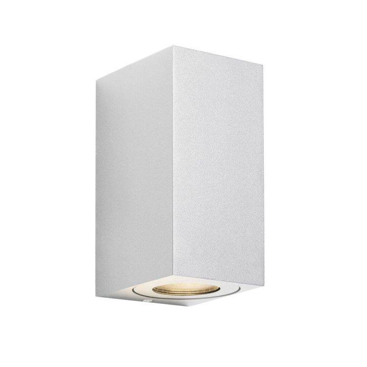 Nordlux Canto Maxi Kubi 2 Outdoor Wall Light White - Comet Lighting