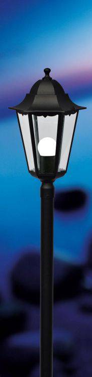 Nordlux Cardiff Outdoor Pillar Black - Comet Lighting