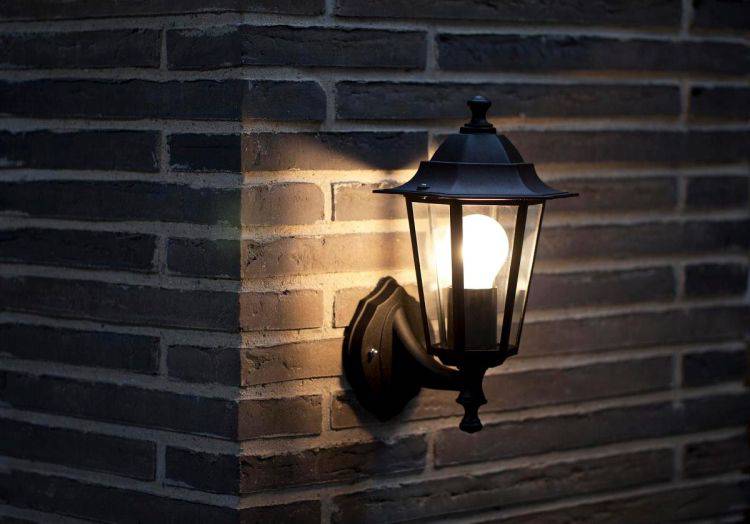 Nordlux Cardiff Outdoor Wall Light Up Black - Comet Lighting