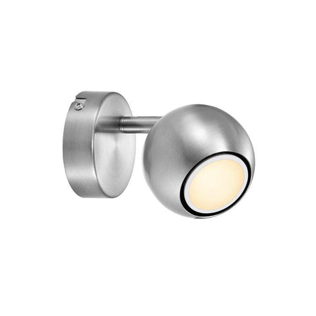 Nordlux Chicago Wall light Brushed steel - Comet Lighting