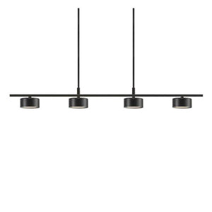 Nordlux Clyde 4-Light Island Ceiling Light Black - Comet Lighting