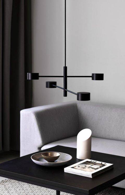 Nordlux Clyde 4-Light Pendant Ceiling Light Black - Comet Lighting