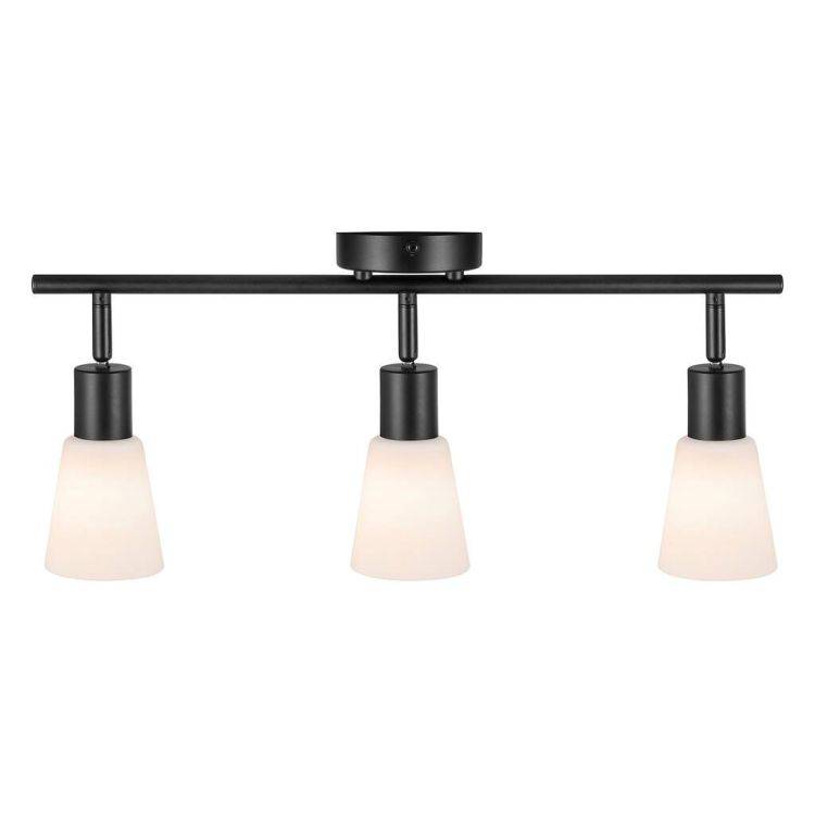 Nordlux Cole 3Lt Spotlight Bar Black/Opal - Comet Lighting