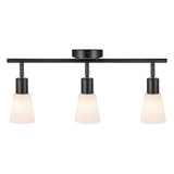 Nordlux Cole 3Lt Spotlight Bar Black/Opal - Comet Lighting