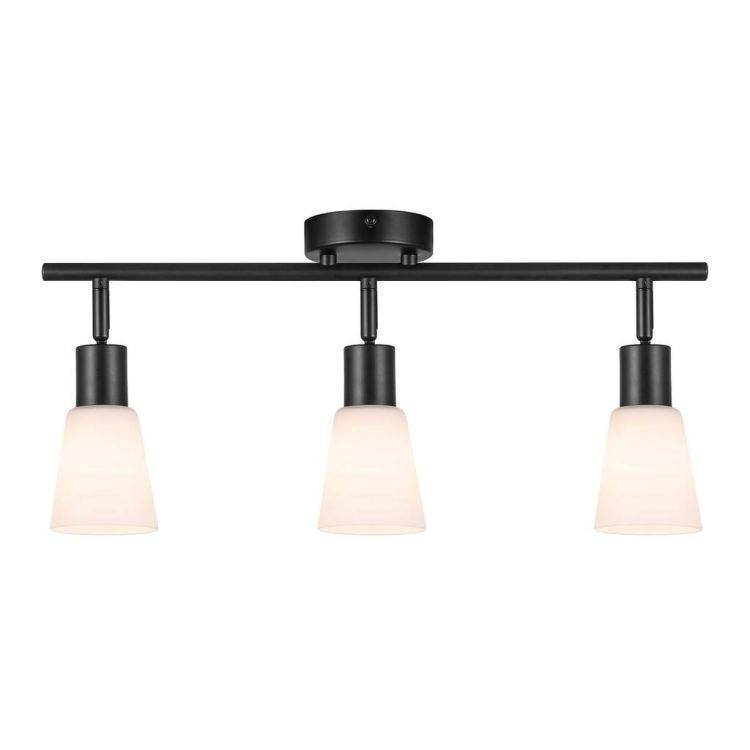 Nordlux Cole 3Lt Spotlight Bar Black/Opal - Comet Lighting