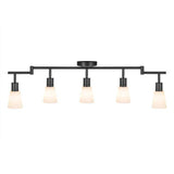 Nordlux Cole 5Lt Spotlight Bar Black/Opal - Comet Lighting