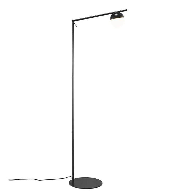 Nordlux Contina Floor Lamp Black/Opal - Comet Lighting