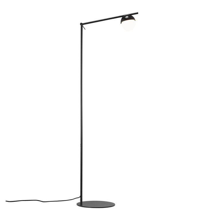 Nordlux Contina Floor Lamp Black/Opal - Comet Lighting