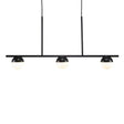 Nordlux Contina Pendant Ceiling Light Black/Opal - Comet Lighting