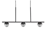 Nordlux Contina Pendant Ceiling Light Black/Opal - Comet Lighting