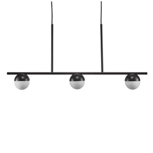 Nordlux Contina Pendant Ceiling Light Black/Opal - Comet Lighting