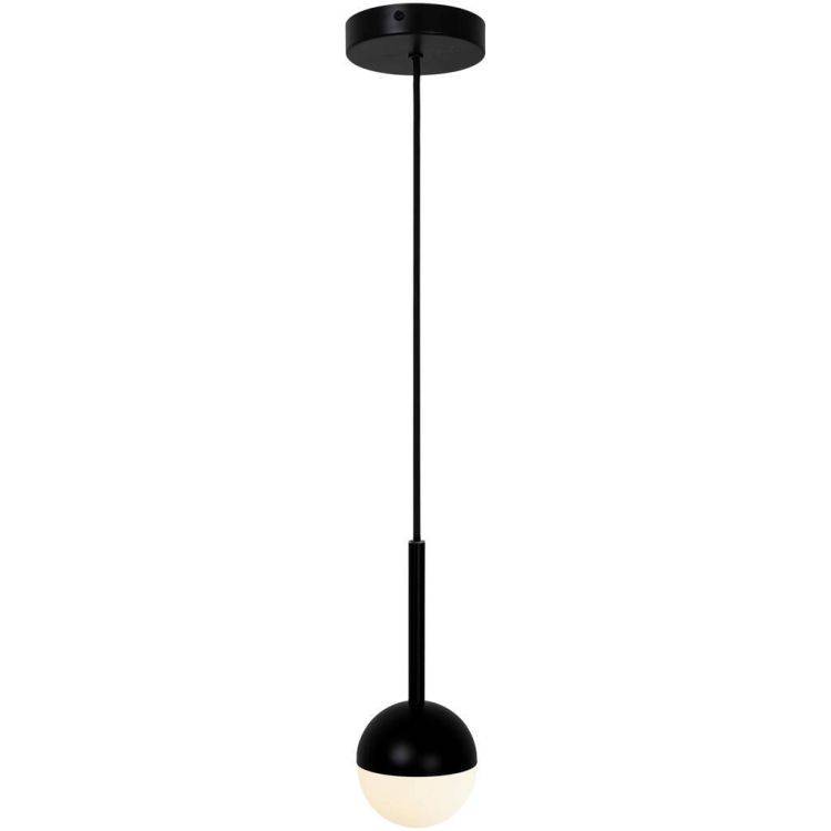 Nordlux Contina Pendant Ceiling Light Black/Opal - Comet Lighting