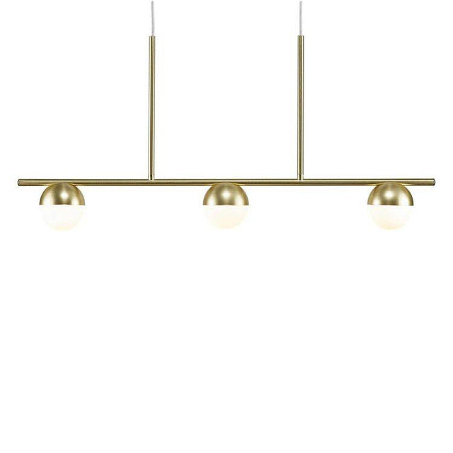 Nordlux Contina Pendant Ceiling Light Brass/Opal - Comet Lighting