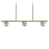 Nordlux Contina Pendant Ceiling Light Brass/Opal - Comet Lighting