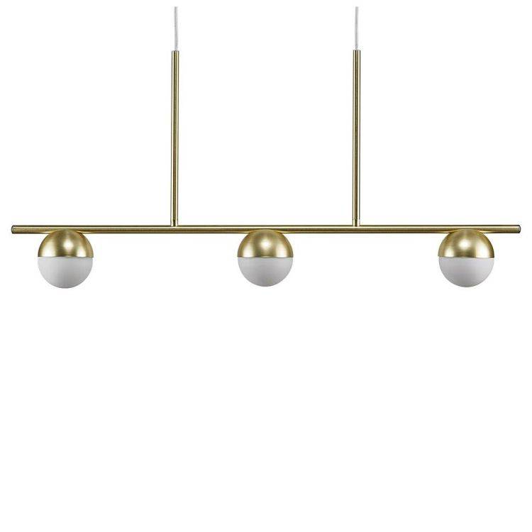 Nordlux Contina Pendant Ceiling Light Brass/Opal - Comet Lighting