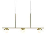 Nordlux Contina Pendant Ceiling Light Brass/Opal - Comet Lighting