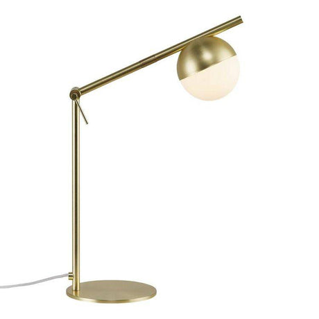 Nordlux Contina Table Lamp Brass/Opal - Comet Lighting